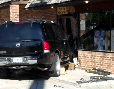 SUV Crashes Into International Beverage