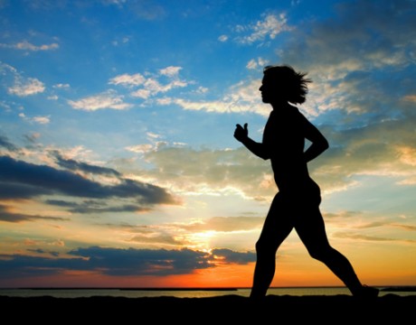 woman running
