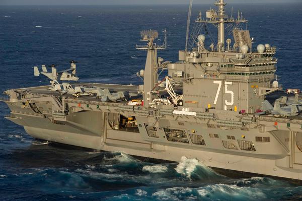 v-22 osprey on carrier
