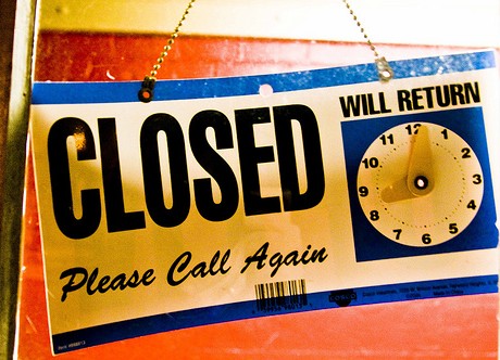 closed sign