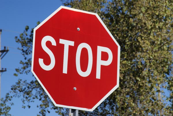 stop sign