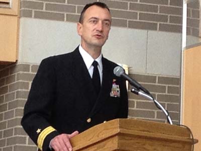 Rear Adm. Randy Mahr Commander's Awards