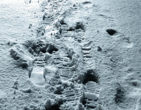 snow footprint