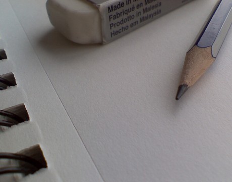 pencil eraser paper