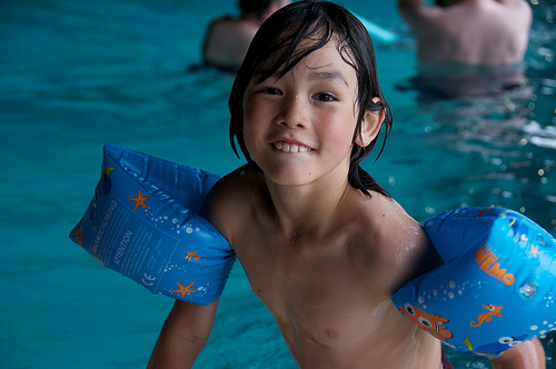 water wings floaties