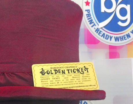 Barefoot Graphics Golden Ticket