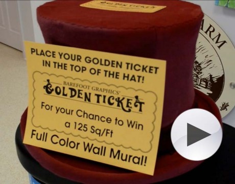Barefoot Graphics Golden Ticket hat