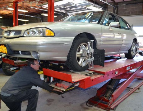 Visualiner wheel alignment