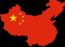 China flag map