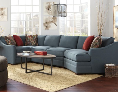 Raley's blue sectional