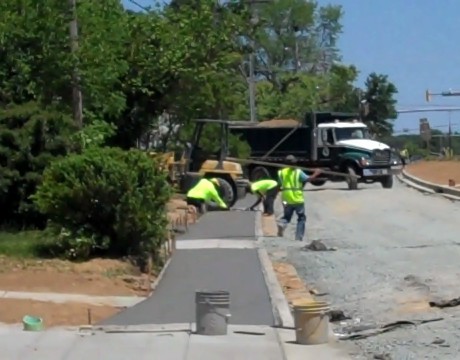 Great Mills Lane sidewalks