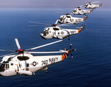 Sea-King helicopter
