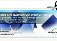 Whitten Lasik teacher coupon