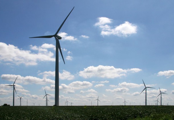 wind turbines