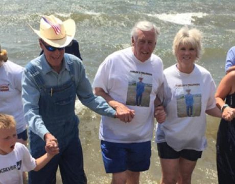 Hoyer at Bernie Fowler's Wade-In