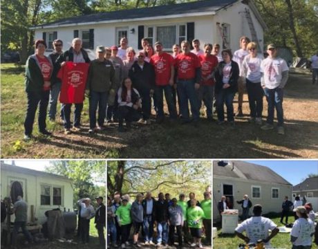 Hoyer Thanks Christmas in April Volunteers