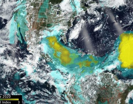 sahara dust plume