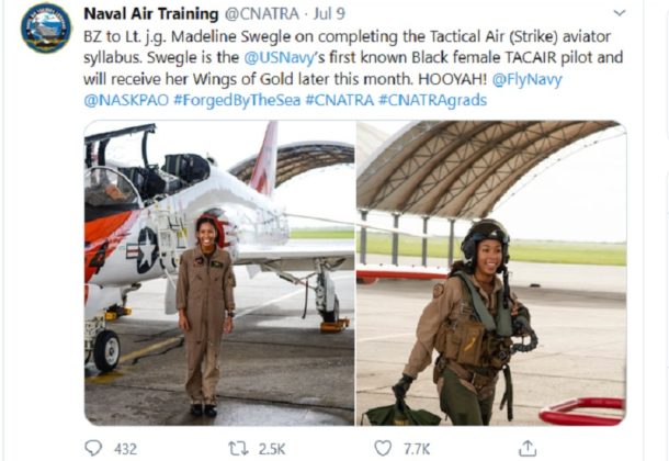 First Black Female Pilot