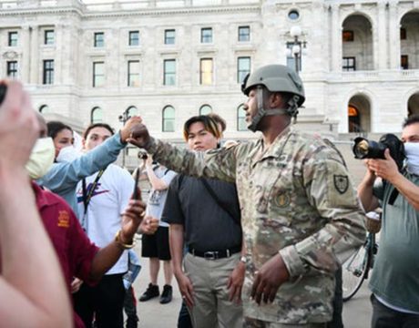 Protest in Uniform