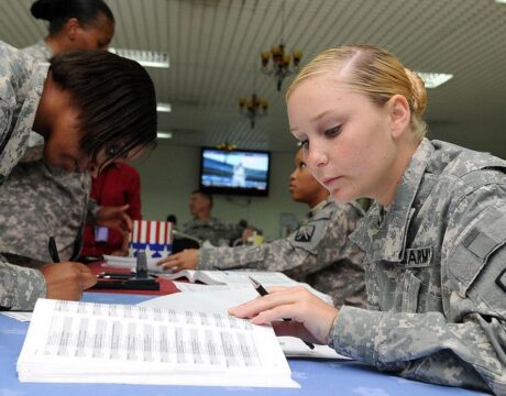 military vote